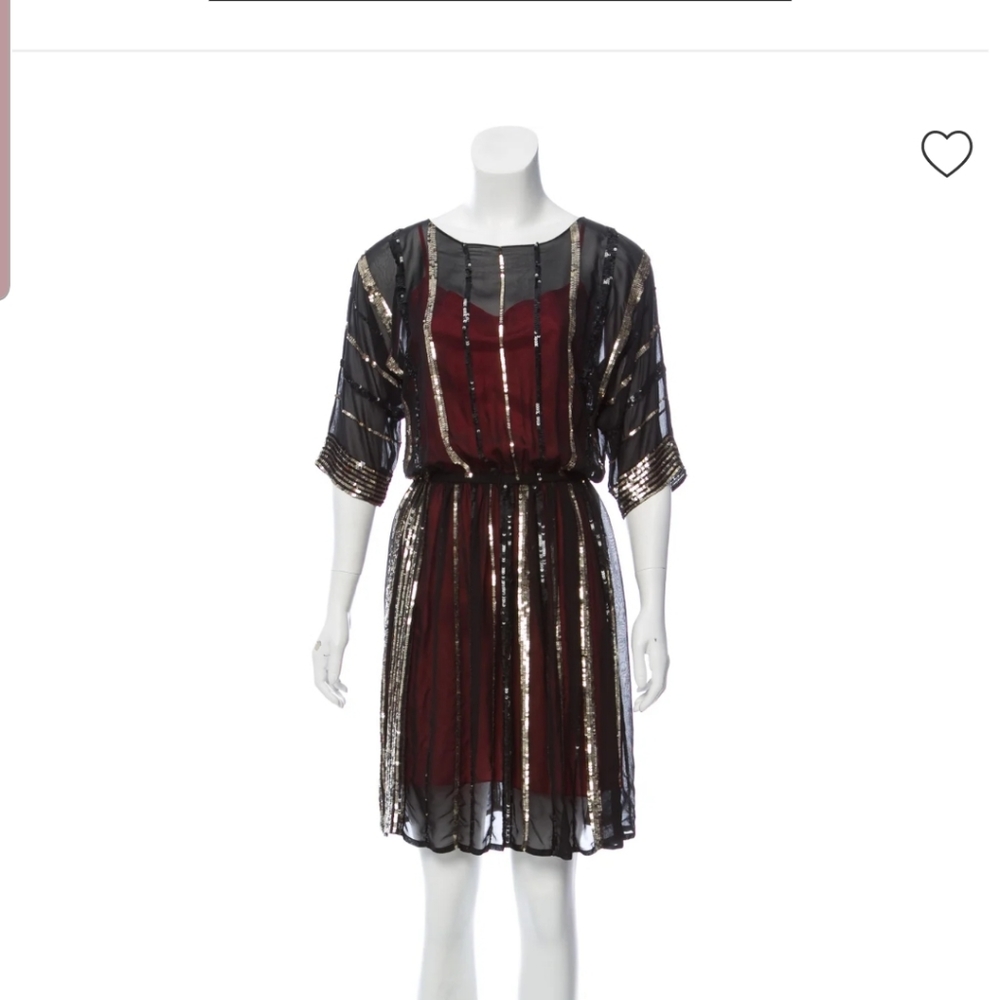 Gryphon New York Sheer sequined Dress